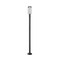 Z-Lite Leland Outdoor Post Mounted Fixture, 1-Light, 9 In.W x 91.75 In.H, Sand Black/Sand Blast 5005PHM-5012P-BK-LED - alternate 1